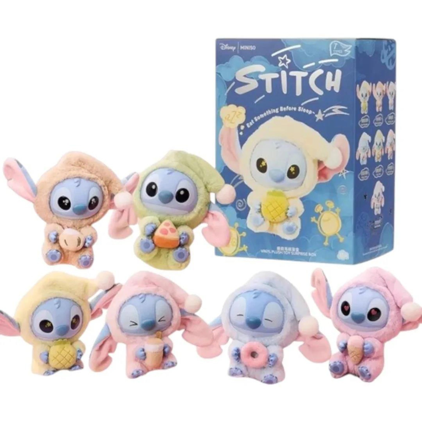 Miniso Disney Stitch Yatma Zamanı Peluş Oyuncak 